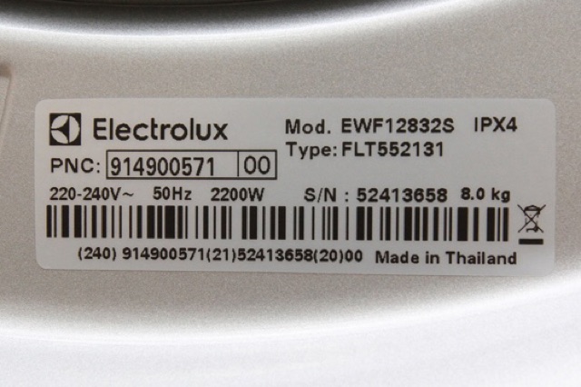 Công tắc cửa máy giặt ELECTROLUX EWF12832S
