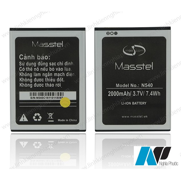 Pin Masstel N540