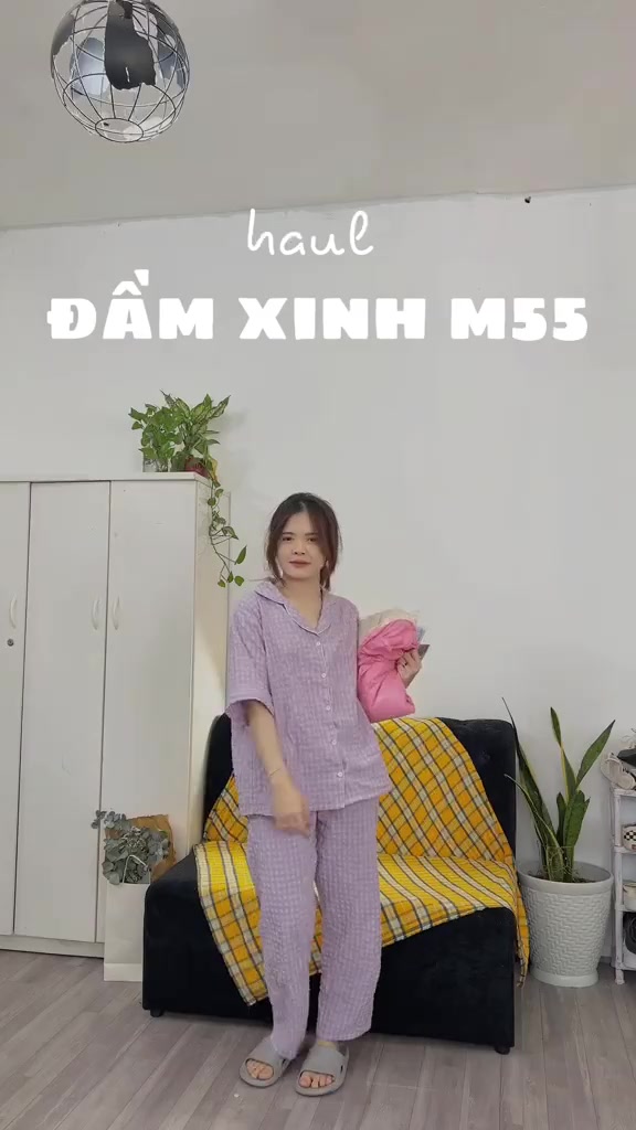 Váy babydoll đũi gân kèm váy hai dây tặng kèm scrunchies | BigBuy360 - bigbuy360.vn