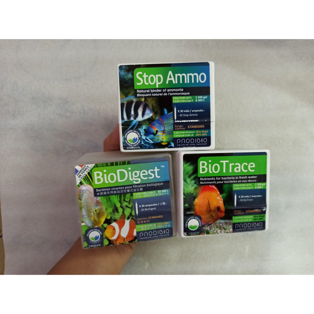 Bio STOP AMMO cho hồ thủy sinh - Vi sinh Cao cấp hồ cá - Vi sinh Hồ thủy sinh- hồ nước mặn