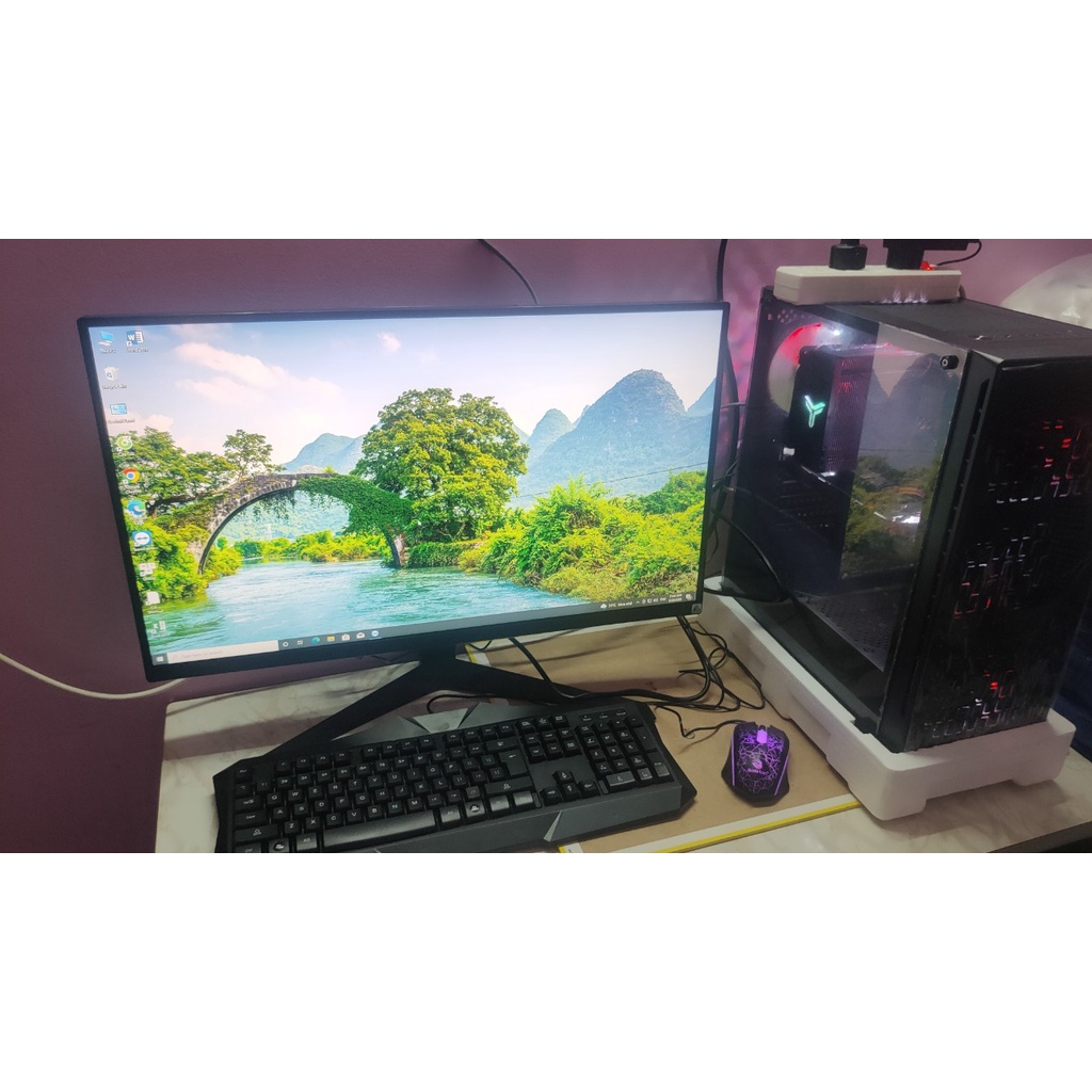 PC xeon E5-2670V3(10 nhân 20 luồng) Ram 32GB ổ 1000GB_SSD 120GB case LED Card rời 4GB-RX 560 chip xeon E5-2670V2