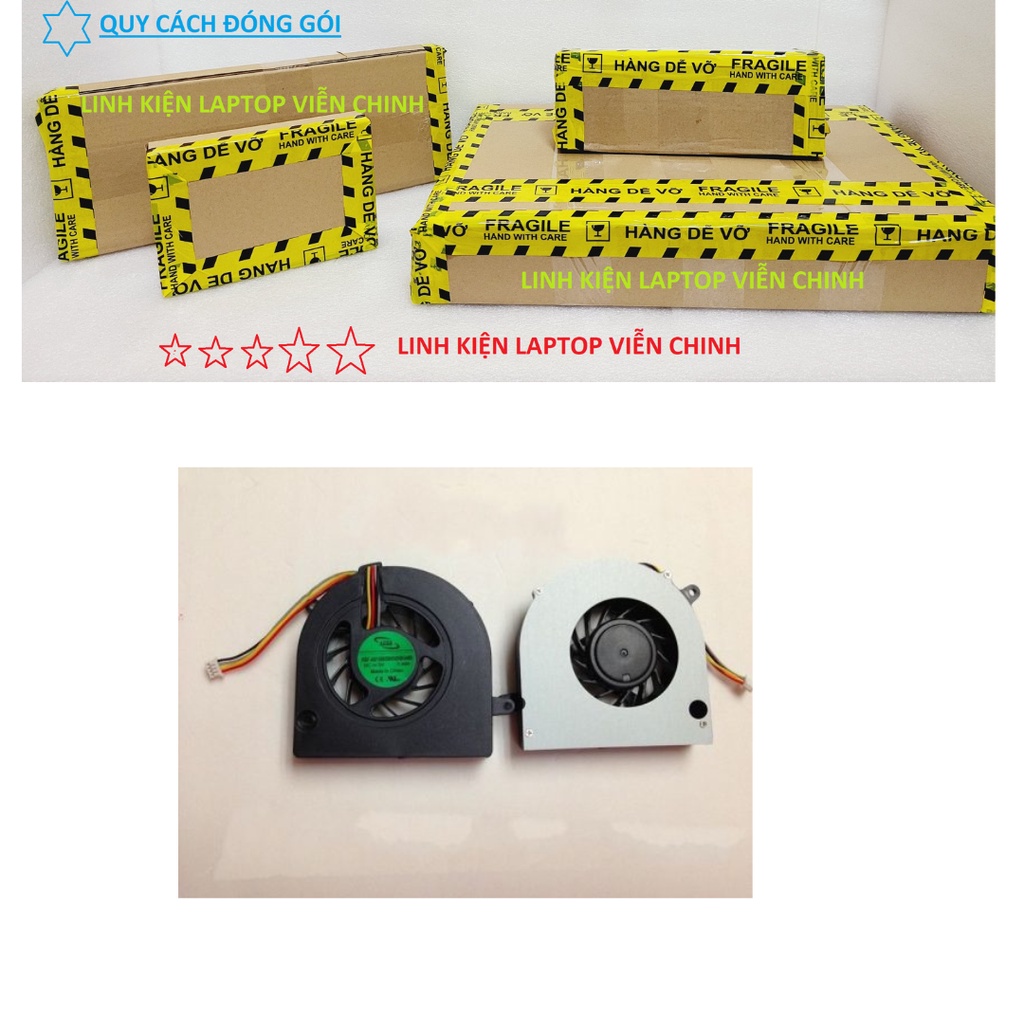 Quạt laptop Lenovo Ideapad G460 G560 G565 Z460 Z465 Z560 Z565 - Bảo hành 1 tháng lỗi 1 đổi 1