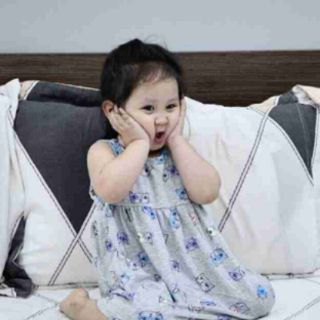 Váy đầm thun sát nách vnxk 2-6y