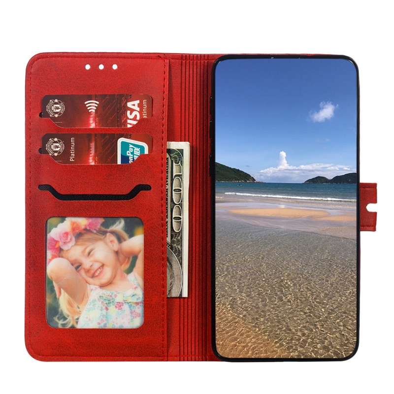 Bao da điện thoại nắp lật hình mèo chất lượng cao cho Samsung S20 FE Ultra S10 S9 S8 Plus