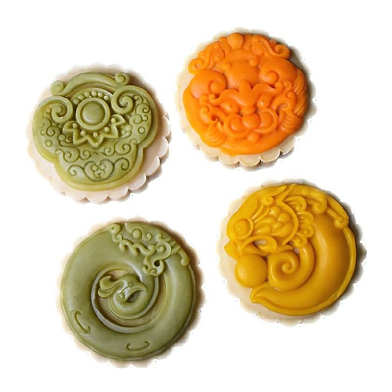 Khuôn nhấn trung thu lò xo 150-200g rồng-công-lân-khánh