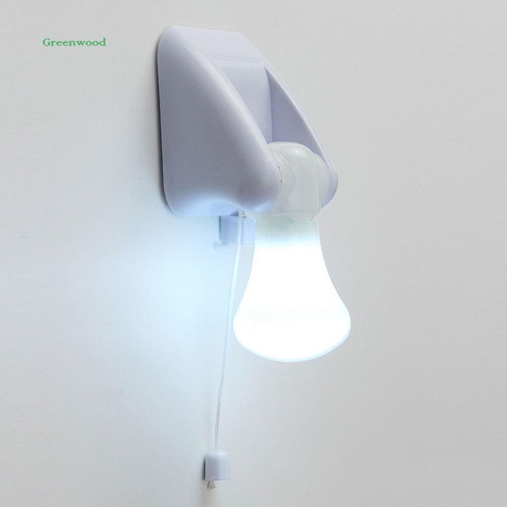 Bóng đèn LED mini đa năng chạy bằng pin thiết kế dán tường tiện lợi