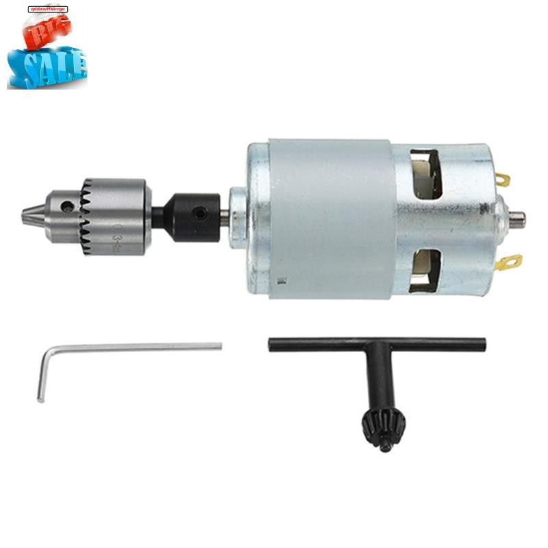 Dc 12-24V 775 Motor Electric Drill With Drill Chuck Dc Motor For ing Drilling Cutting