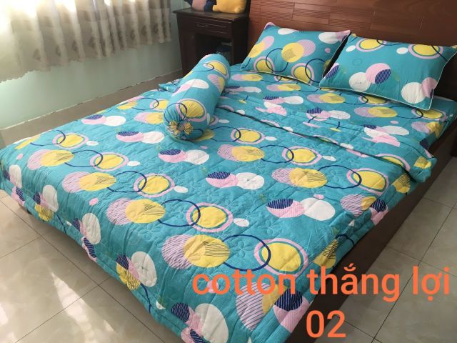 Cotton Thắng Lợi 100% chuẩn logo  2m x 2m2 (inbox chọn mẫu)