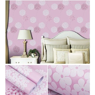 GIẤY DÁN TƯỜNG DECAL CẨM TÚ CẦU HỒNG