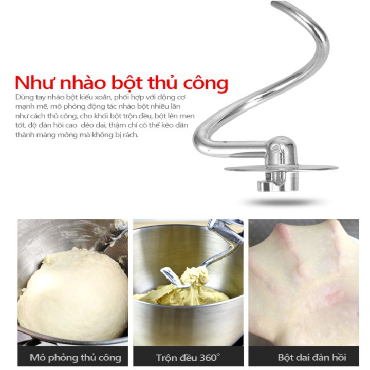 Máy trộn bột, đánh trứng thương hiệu cao cấp DSP KM3032 - Dung tích: 10 lít - Công suất: 1500W - Hàng Nhập Khẩu