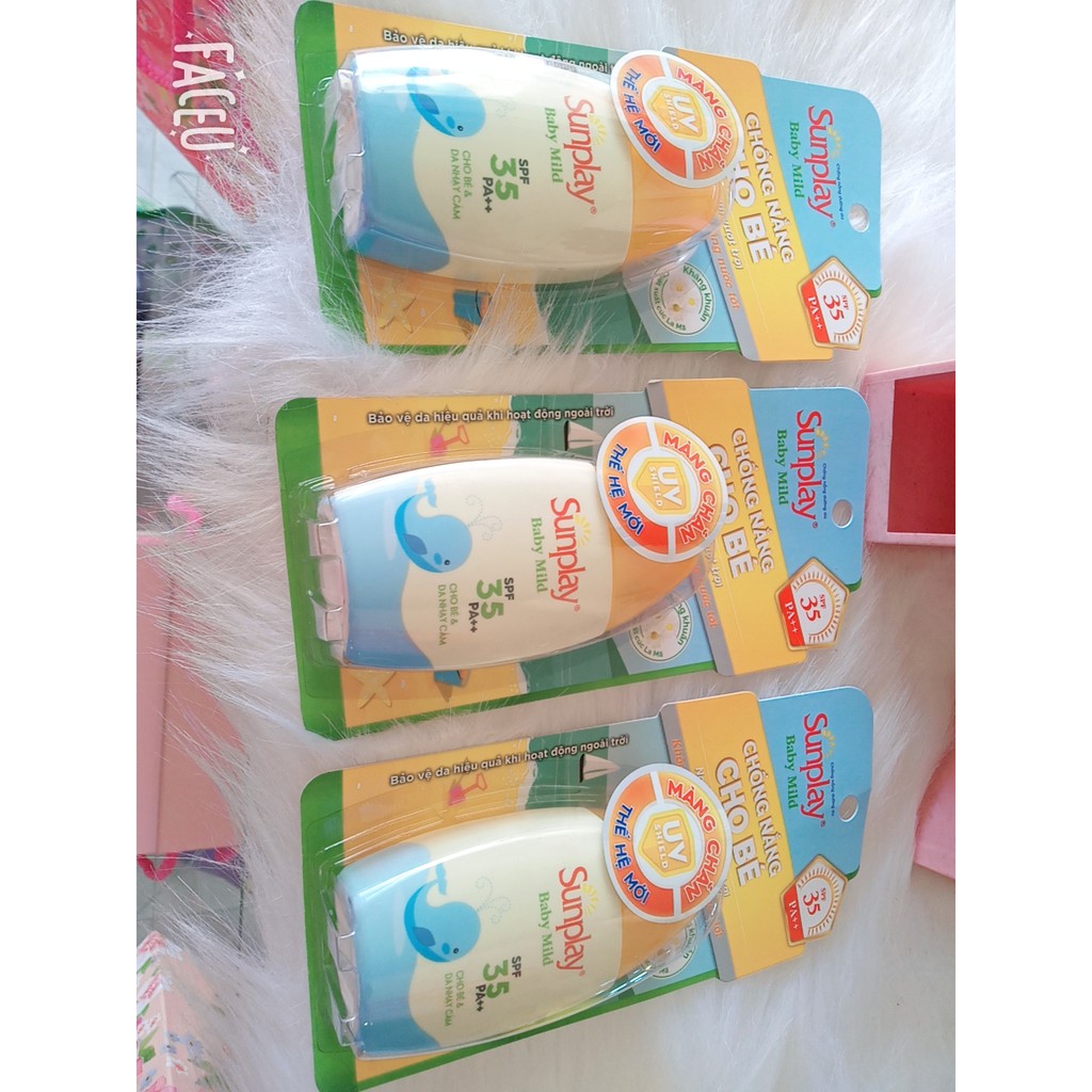 SUNPLAY BABY MILD SPF35+, PA++: SỮA CHỐNG NẮNG CHO BÉ VÀ DA NHẠY CẢM