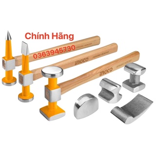 Đồ nghề ingco bộ 7 món đe và búa làm đồng hiệu hbafh0711