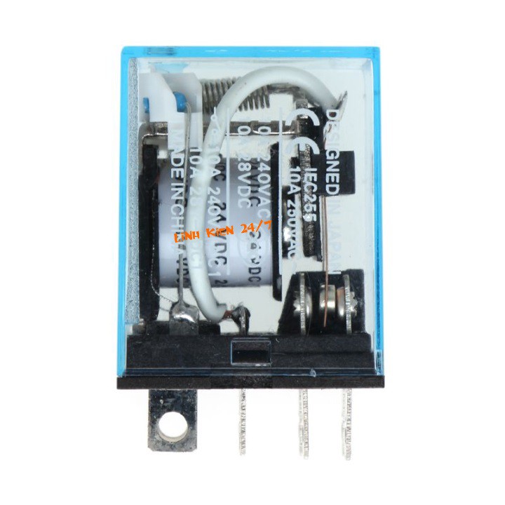 Relay Trung Gian LY2N-J Relay 12V, 24V, 220V 10A 8 Chân