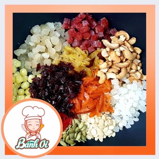 Nguyên liệu nhân bánh trung thu thập cẩm, nguyên liệu làm bánh trung thu thập cẩm, nhân trung thu thập cẩm