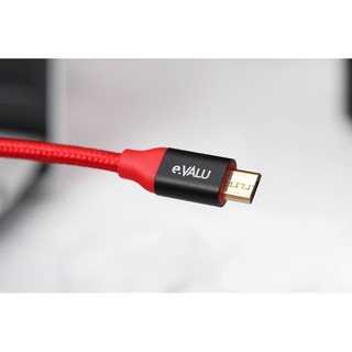Cáp sạc micro 1m evalu LTM - 01 đen