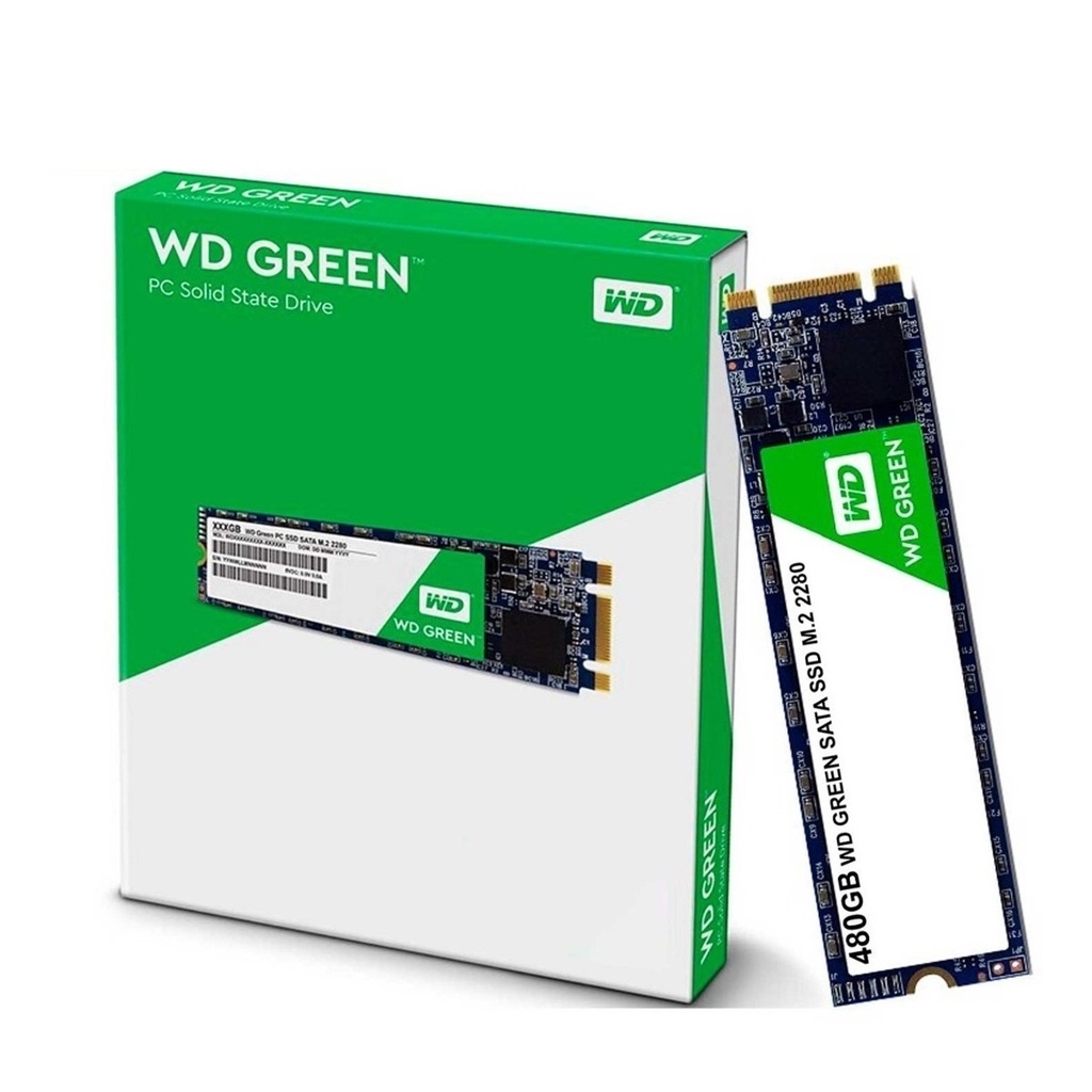 Ổ CỨNG SSD M.2 Sata 480GB Western Digital Green Chính hãng. VI TÍNH QUỐC DUY