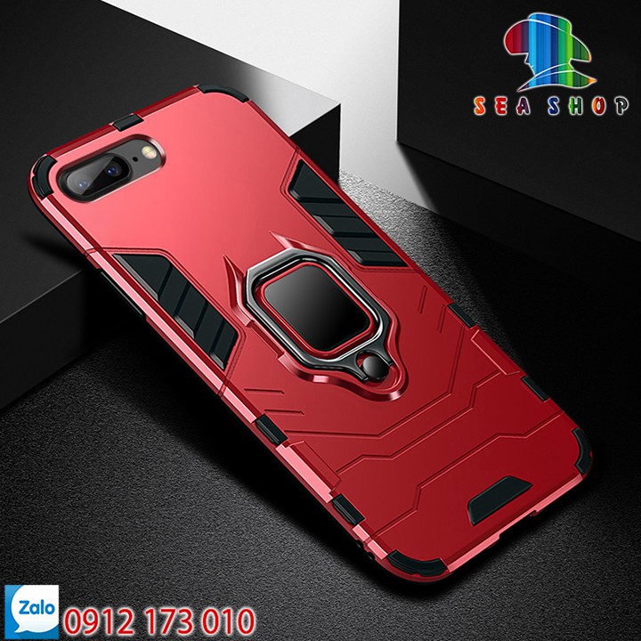 [TẶNG KÍNH CƯỜNG LỰC] Ốp lưng iPhone 7 Plus Iron man chống sốc / Ốp chống ip7 Plus - Seashop