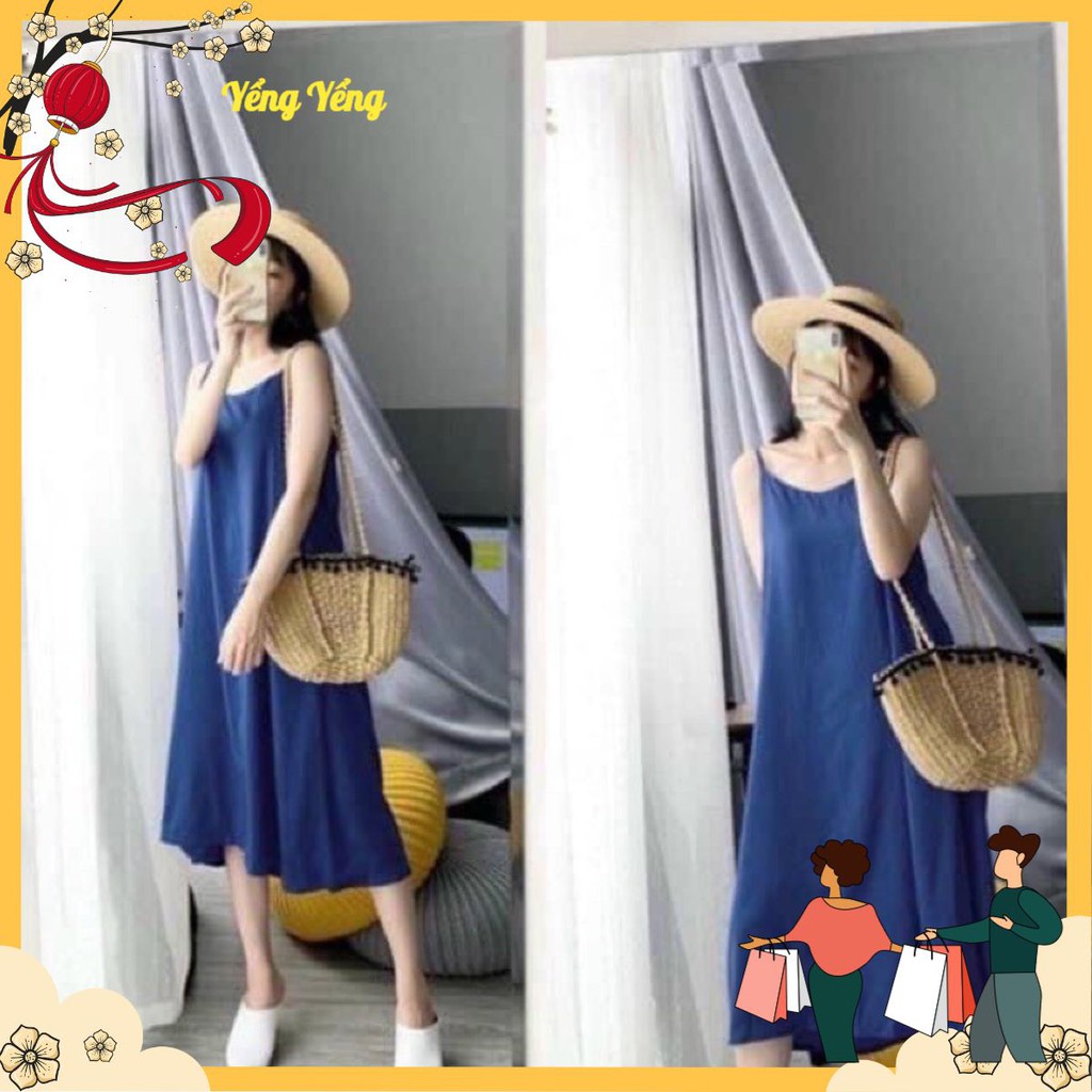 VNU171 - VÁY ĐŨI SUÔNG TRƠN 2 DÂY