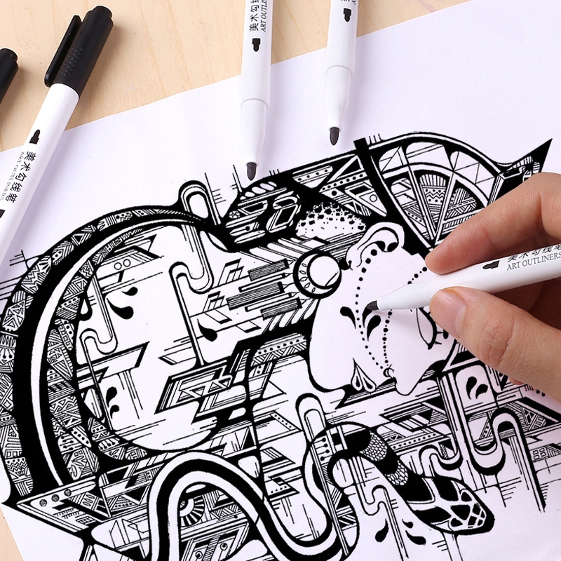 Bút Đánh Dấu Hai Đầu Tiện Lợi