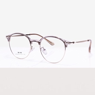 Gọng kính cận nam nữ WILSON GLASSES mắt kính tròn gọng kính kim loại màu sắc thời trang 2736