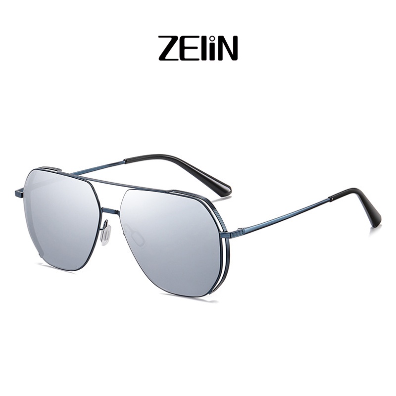 Kính mát ZEliN JS8515 tráng gương gọng kim loại chống tia UV400