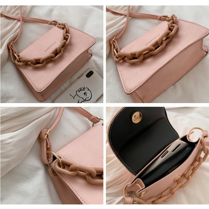 Túi đeo chéo mini bag da trơn hottrend HANAMA 836