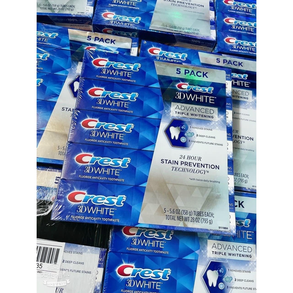 Kem đánh răng Crest Mỹ 158g/tuýp