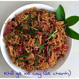 1kg khô gà cay vừa có lá chanh