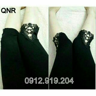 Quần ngố bầu ren sale 50k