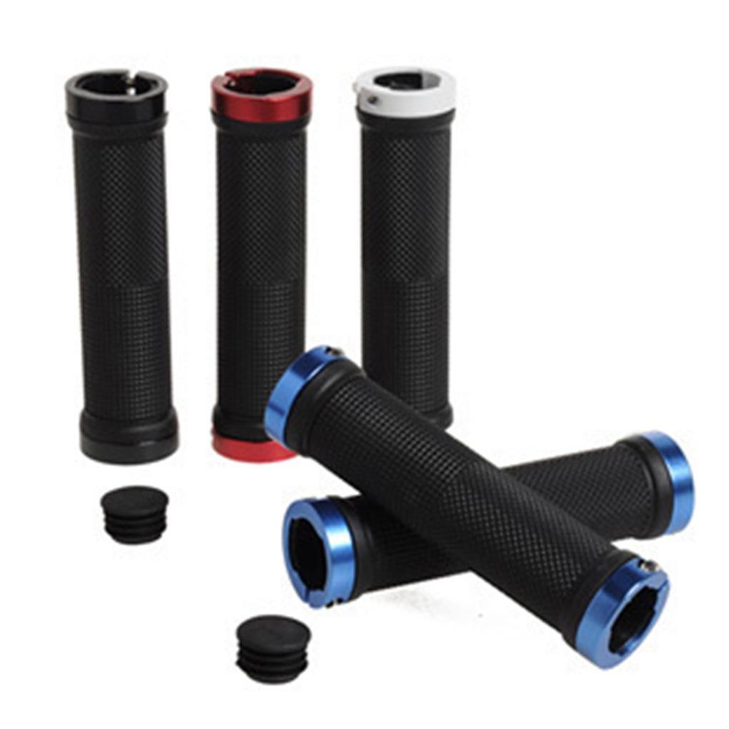 1 Cặp Bọc Tay Lái Xe Đạp Hấp Thụ Sốc Có Khóa Cài Có Thể Tháo Rời