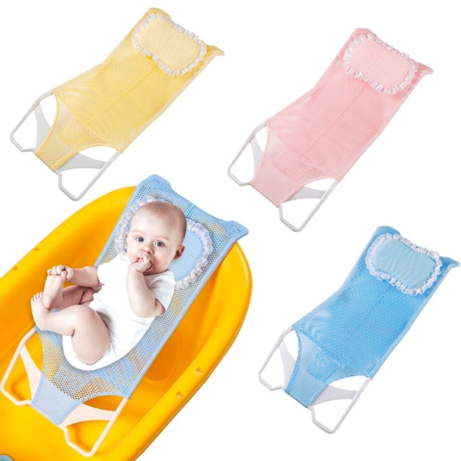 Lưới tắm sơ sinh kèm gối hàng Việt Nam