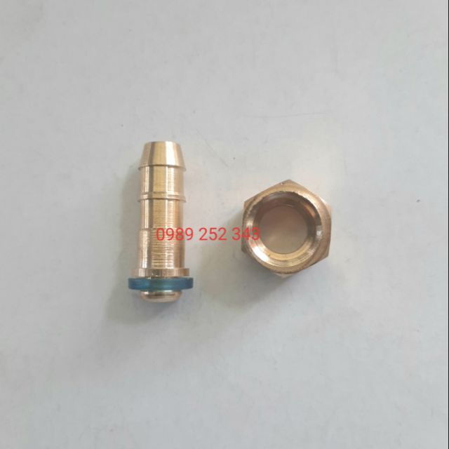 Đầu nối đuôi chuột sống ĐC 8mm Ren tán 13mm