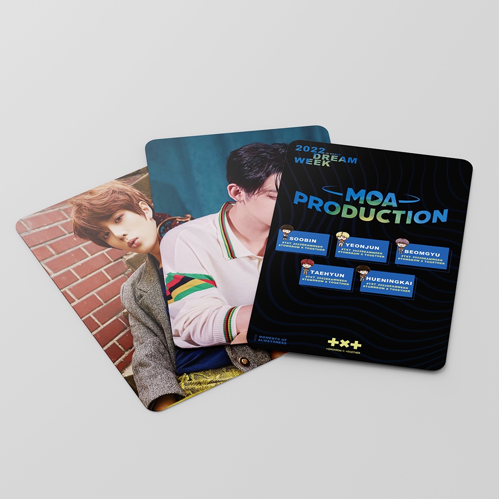 54 Thẻ Hình Nhóm Nhạc Kpop TXT 2022 DreamWeek