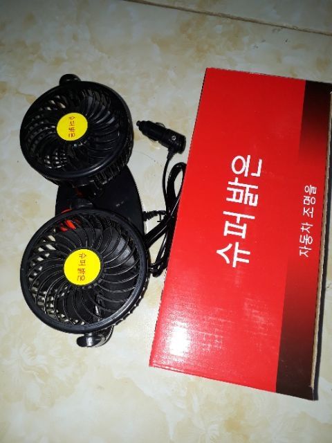 Quạt đôi 12v 24v siêu bền ( hàng chất lượng khẳng định thương hiệu )