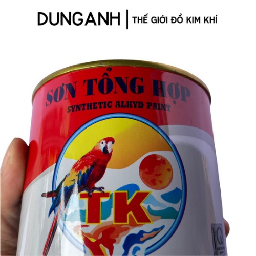 Sơn tổng hợp Kim Khí Dung Anh sơn TK sơn trên bề mặt sắt thép, đồ gỗ lọ 0,8kg