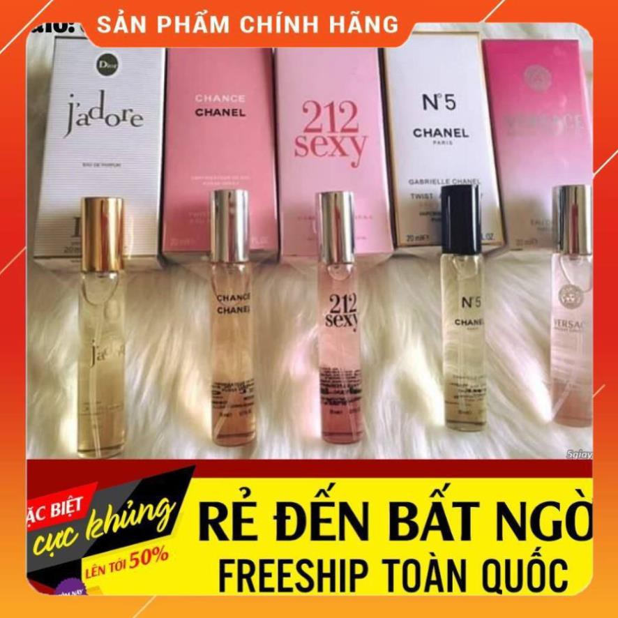 [FREE SHIP] Nước Hoa mini Nam Nữ Cao Cấp 20ml Hương Thơm Quyến Rũ  Cực Thơm | BigBuy360 - bigbuy360.vn