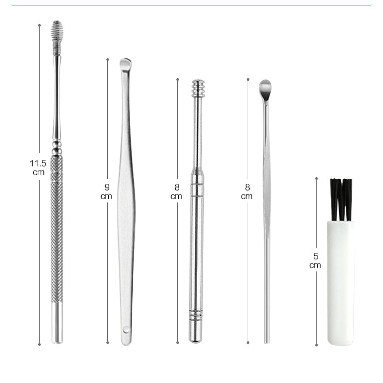 Bộ Dụng Cụ Ráy Tai 6 Món Chất Liệu An Toàn Dễ Mang Theo – Dumi Shop