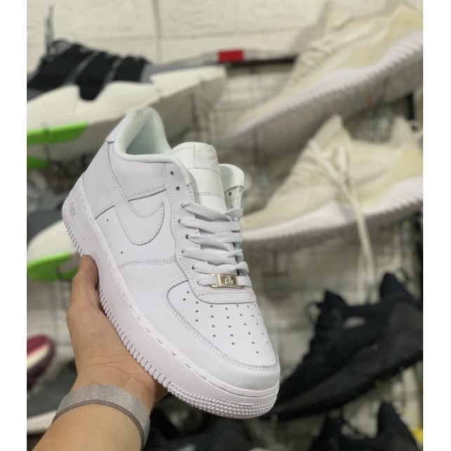 Giày 𝗔𝗙𝟭, Giày 𝗡𝗜𝗞𝗘_Air Force 1 All White THỂ THAO NAM NỮ MÀU TRẮNG WHITEE BASIC QUỐC