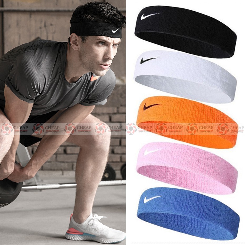Băng Đô Headband Nike Thể Thao Dùng Cho Tập Gym, Bóng Chuyền, Bóng Rổ, Cầu lông Băng Đầu Thấm Chặn Mồ Hôi