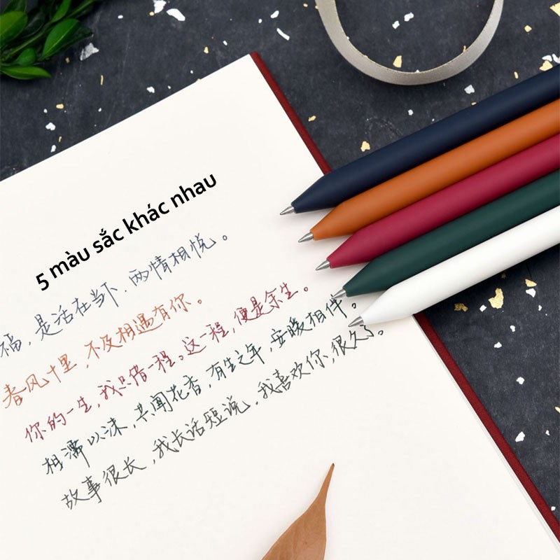 Bút Kaco ALPHA Love 5 màu ngòi 0.5mm