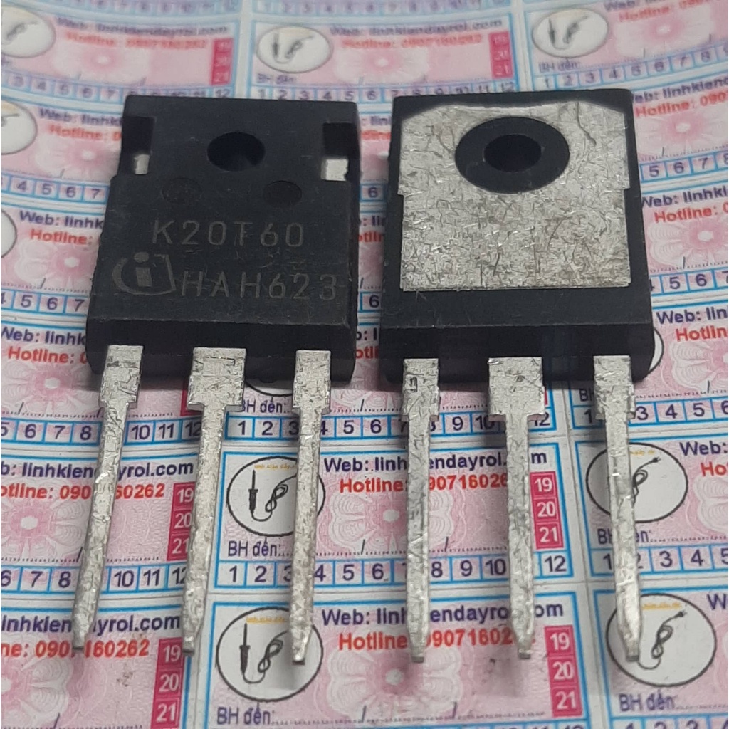Linh kiện điện tử K20T60 IKW20T60 IGBT 40A 600V TO-247