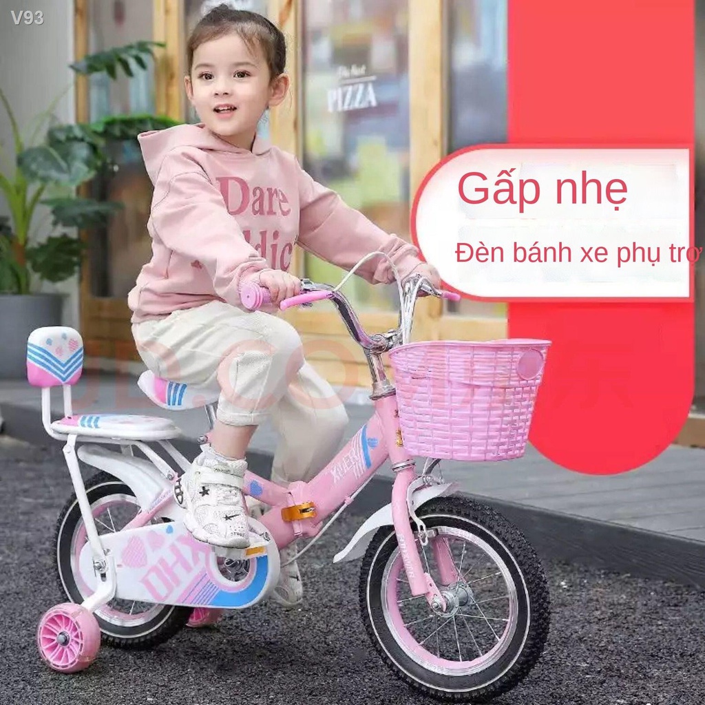 HTINGXe đạp trẻ em gấp gọn học sinh tiểu và trung 12/18/20/22 inch Mẫu lớn dành cho nữ