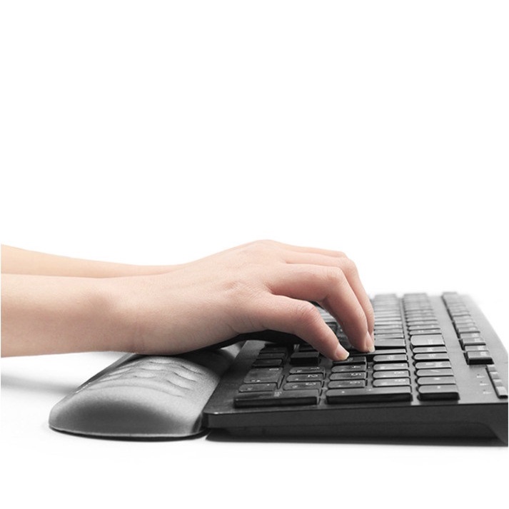 Kê tay bàn phím, chuột máy tính chống mỏi cổ tay silicon mềm êm ái thoải mái Boana size 87, 104 cao cấp để bàn làm việc