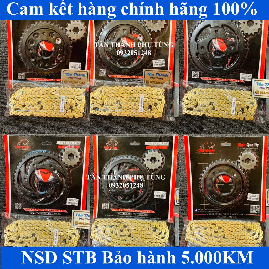 Nhông sên đĩa STB: Winner, Wave , Dream, RS, Sonic, Exciter ...chính hãng