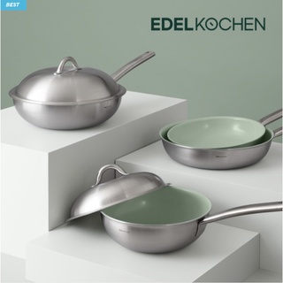 Serie Chảo Prism 3 lớp chống dính Xanh Mint đáy từ size 24cm&28cm
