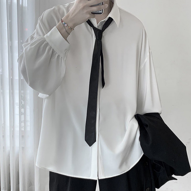 Áo Sơ Mi Dài Tay Phong Cách Hàn Quốc Dành Cho Nam