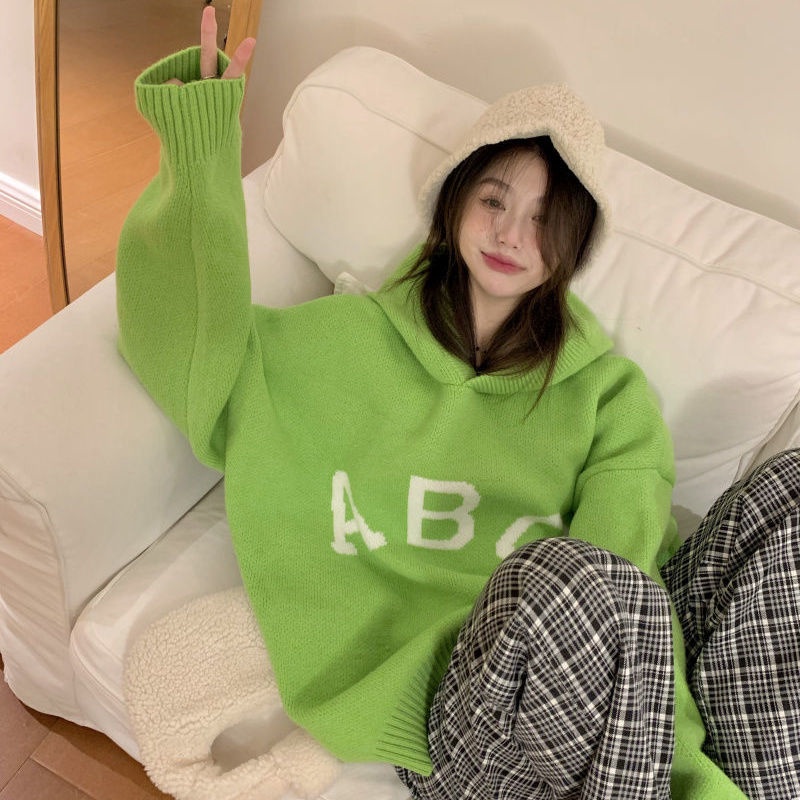 Áo sweater vải dày dễ phối đồ dùng mặc mùa thu đông dành cho nữ