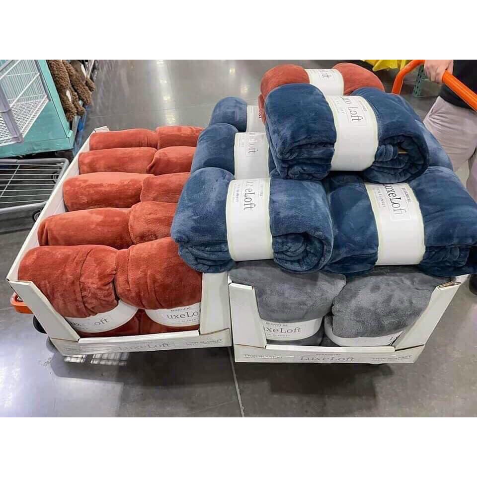 Chăn lông  tuyết LuxeLoft kích thước 249X234cm