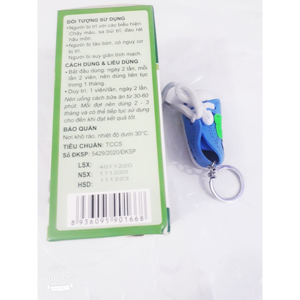 Viên uống trĩ COTR BẢO KỲ NAM, hỗ trợ hạn chế các triệu chứng của bệnh trĩ, hỗ trợ nhuận tràng, tăng sức bền thành mạch