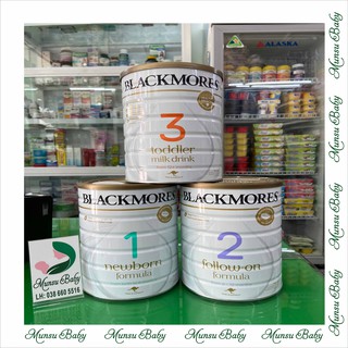 Sữa BLACKMORES Úc đủ số 1,2,3 900g